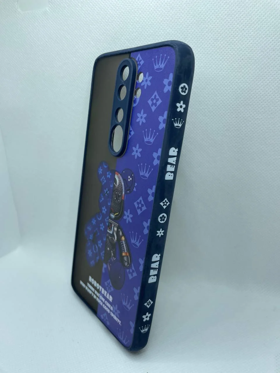 Темно-синий чехол для смартфона Xiaomi Note 8 Pro, с принтом