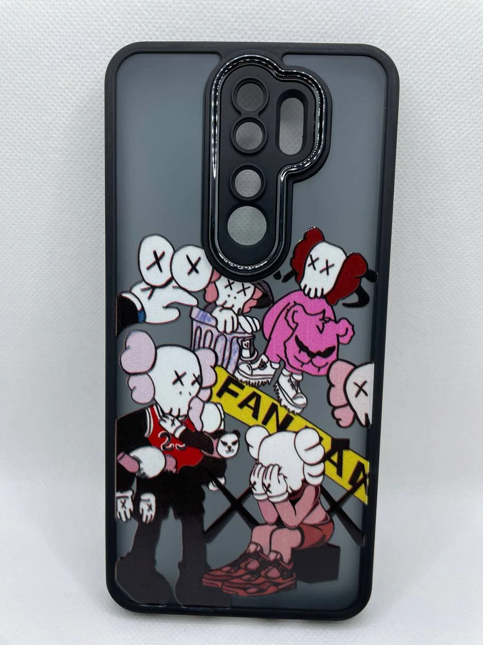 Черный чехол для смартфона Xiaomi Note 8 Pro, с принтом