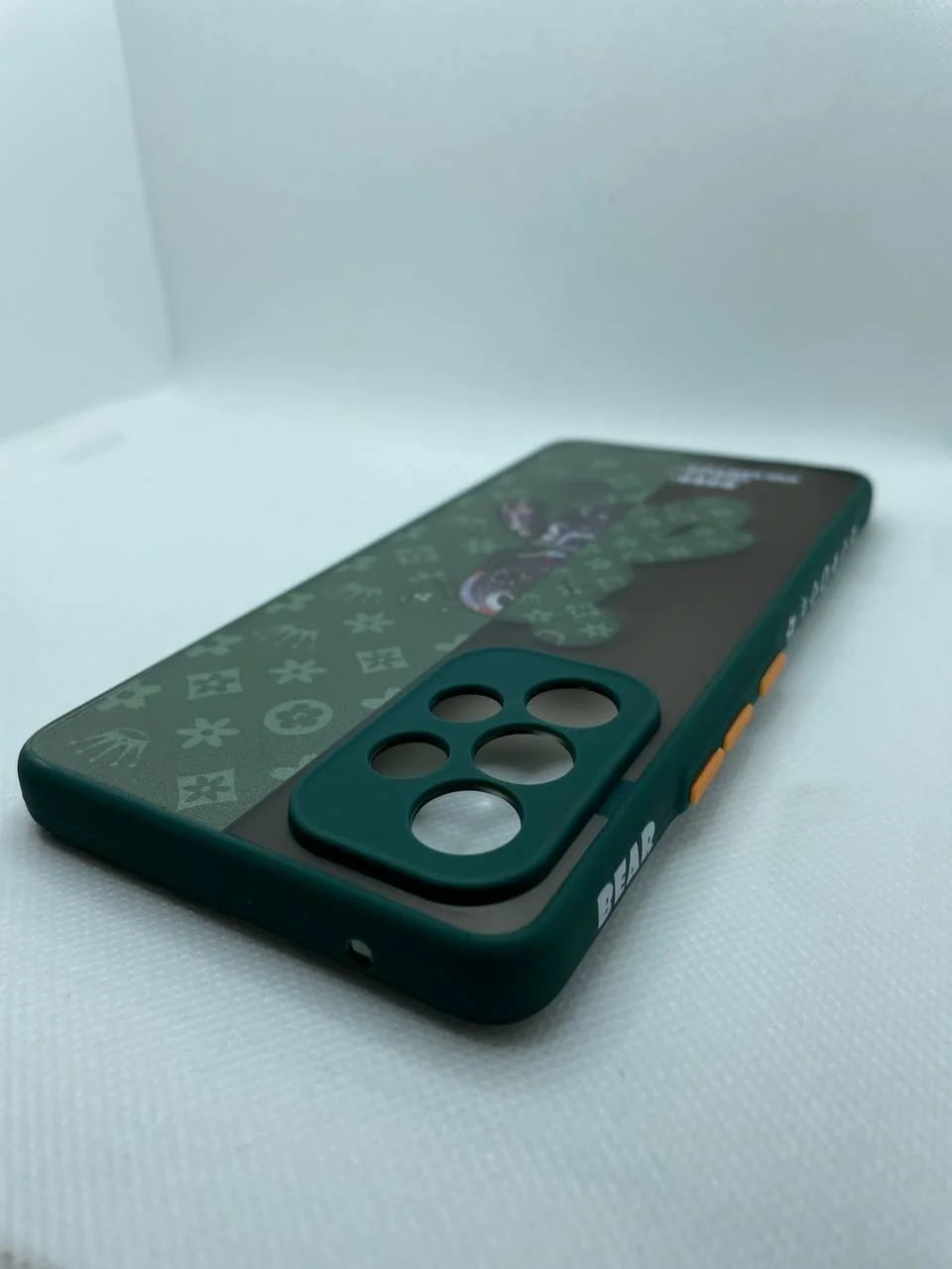 Зеленый чехол для смартфона Samsung Galaxy A53, с принтом