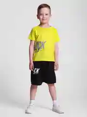 Лайм костюм для мальчика, спортивный, футболка и шорты, на физкультуру, 80-120 см