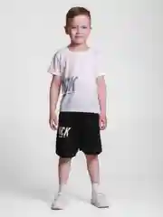 Молочный костюм для мальчика, спортивный, футболка и шорты, на физкультуру, 80-120 см