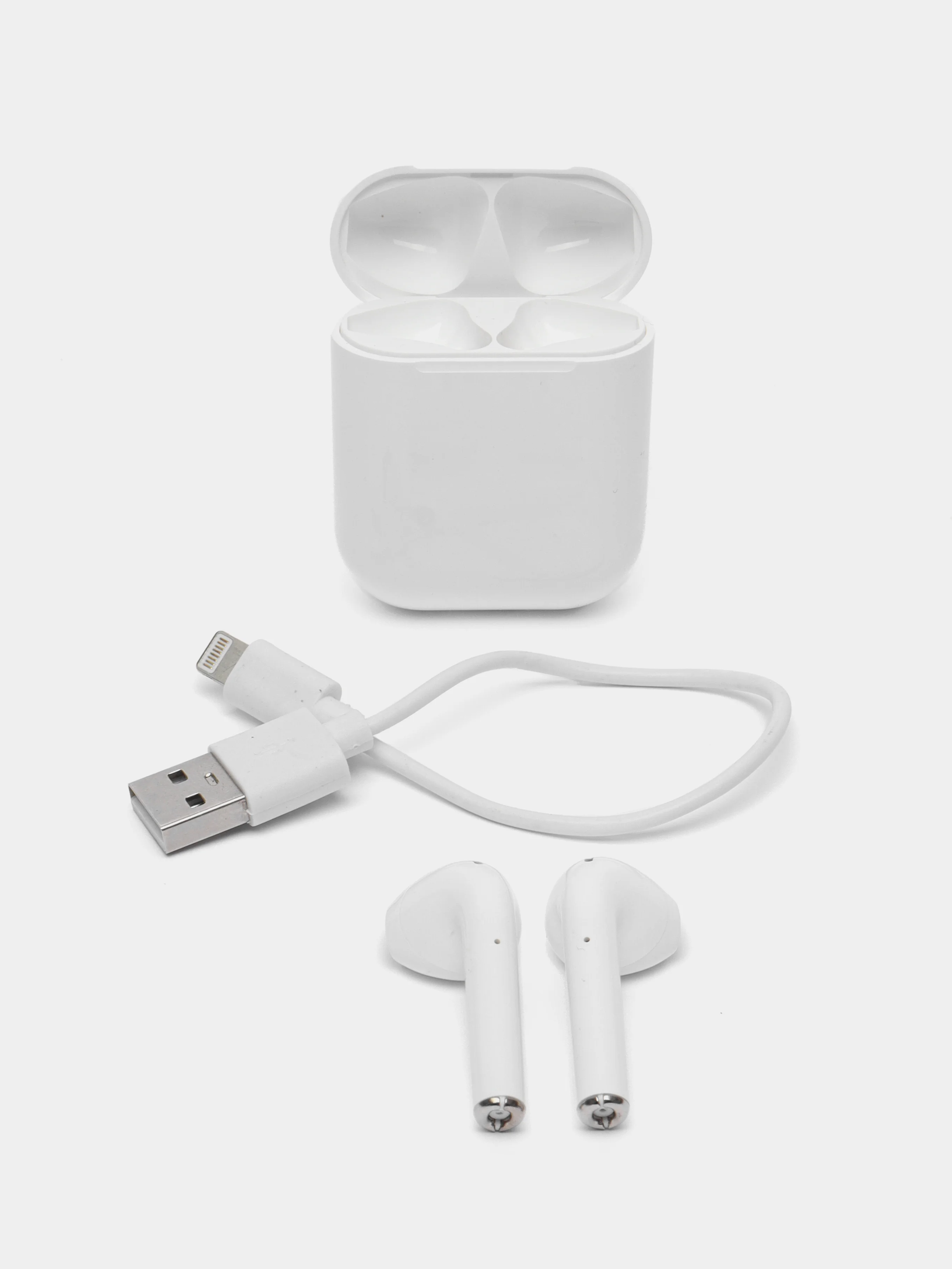 Белый беспроводные наушники inPods 12, сенсорные, с анимацией Pods 2