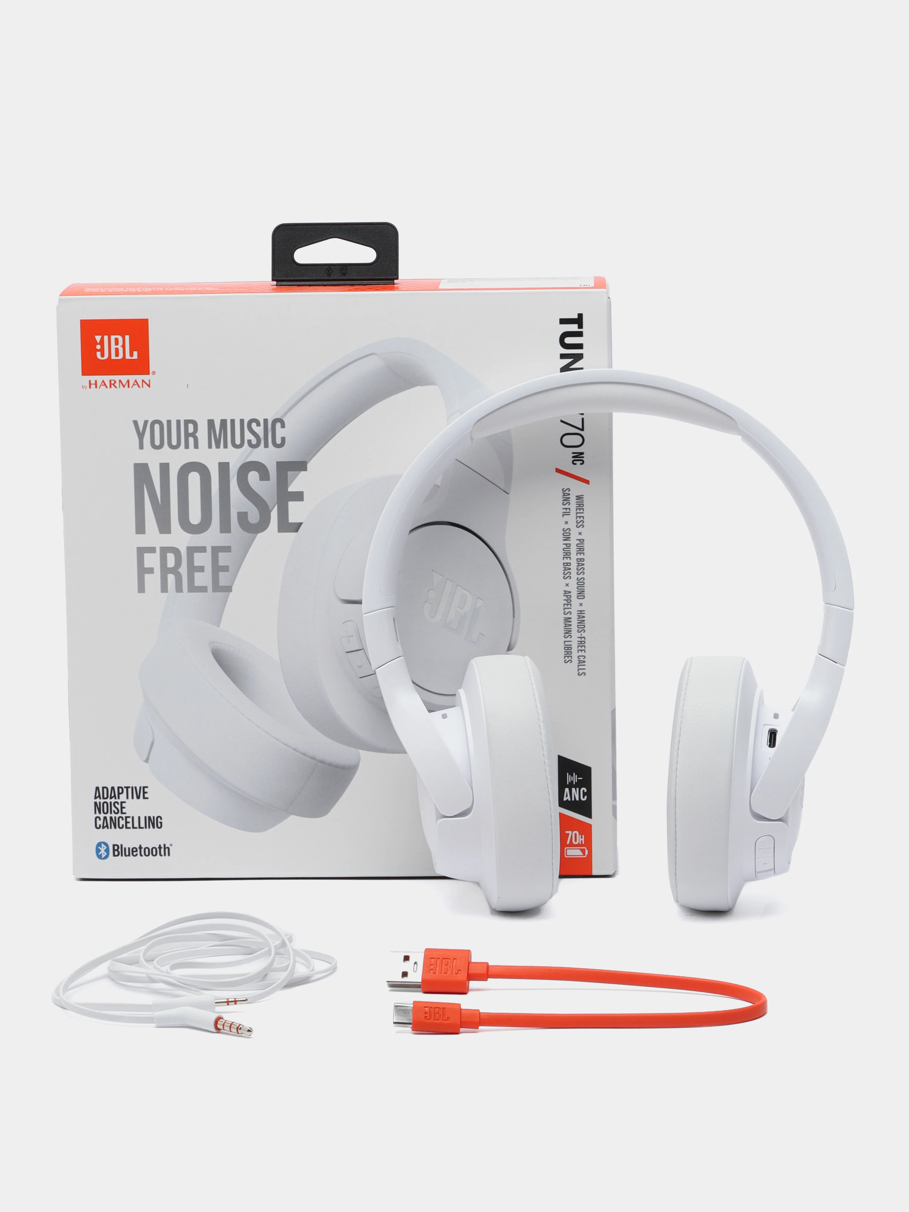 Белый беспроводные наушники JBL Tune 770NC