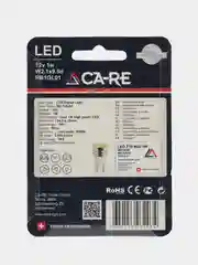 Лампа автомобильная W5W T10-1,5 W 12V CA-RE High Power Led Bulb RB1GL01 / 32034