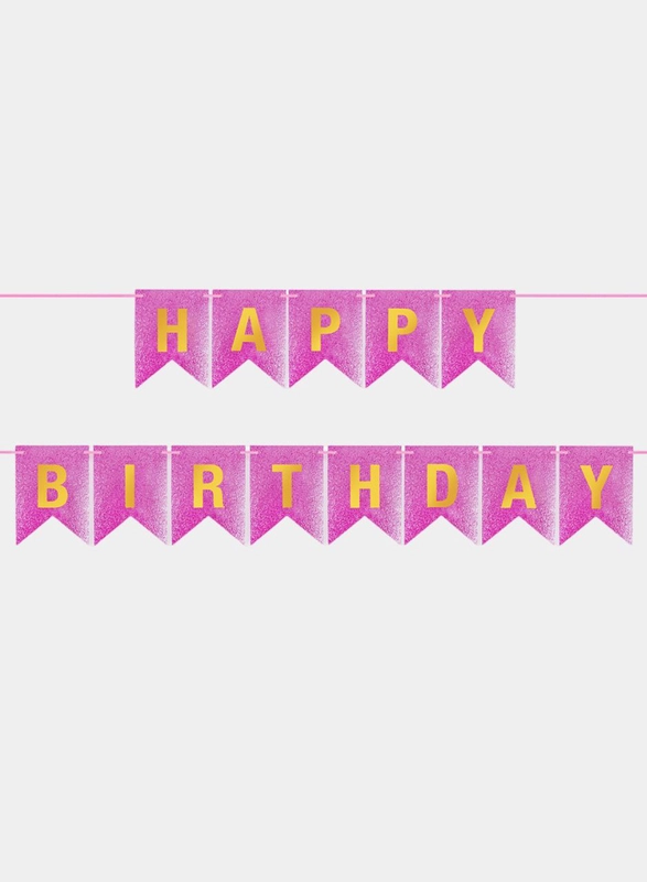Гирлянда "HAPPY BIRTDAY" на День Рождения/Флажки на ленте