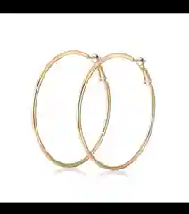 Серьги кольца большие 7 см