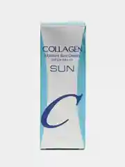 Солнцезащитный крем от загара для лица и тела SPF50+, увлажняющий с коллагеном