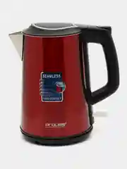 Красный электрический чайник из нержавеющей стали, 2 литра, 2000 Вт