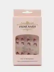 Фуксия накладные ногти, 24 штуки
