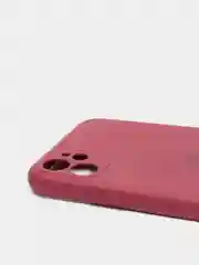 Бордовый чехол на iPhone 11, 13, 12, XR, Pro, Max, Mini, бархатный