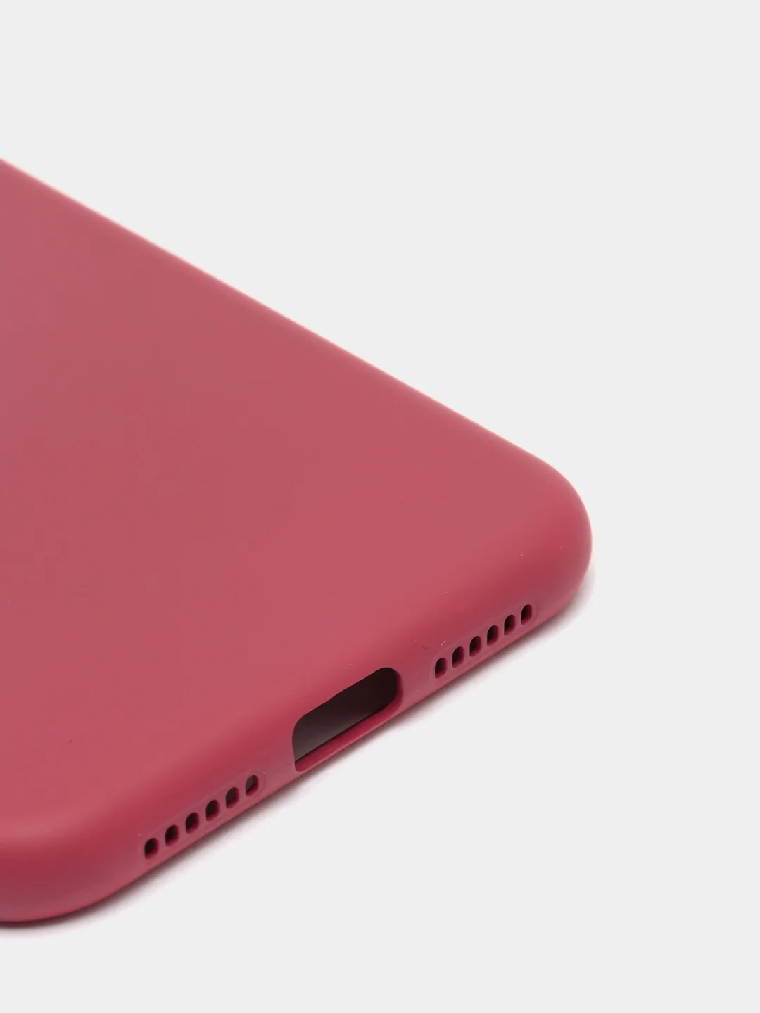 Бордовый чехол на iPhone 11, 13, 12, XR, Pro, Max, Mini, бархатный
