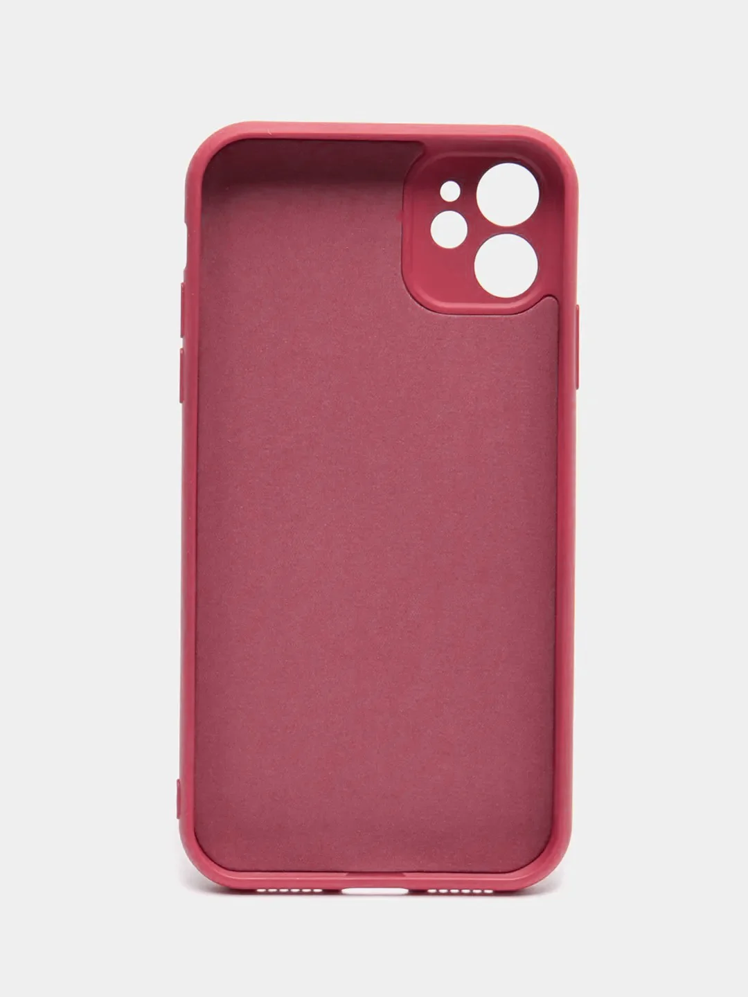 Бордовый чехол на iPhone 11, 13, 12, XR, Pro, Max, Mini, бархатный