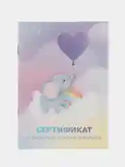 Аметистовый сертификат о профилактических прививках, 24 страницы, А6