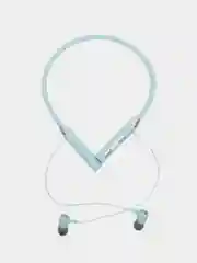 Голубой беспроводные магнитные наушники с микрофоном Music 12D / G08 bluetooth для занятий спортом