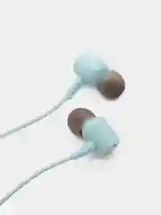 Голубой беспроводные магнитные наушники с микрофоном Music 12D / G08 bluetooth для занятий спортом