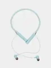 Голубой беспроводные магнитные наушники с микрофоном Music 12D / G08 bluetooth для занятий спортом