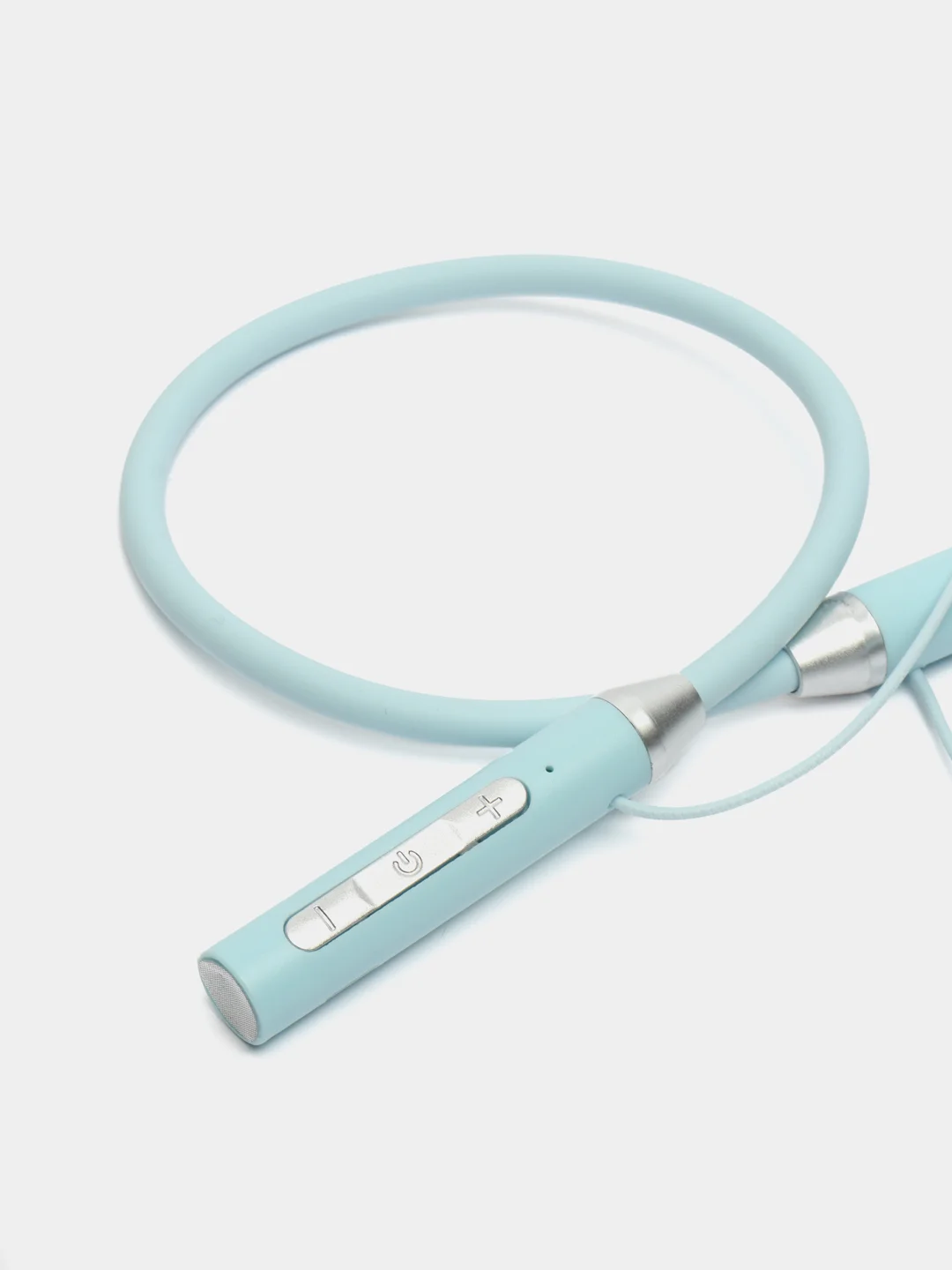 Голубой беспроводные магнитные наушники с микрофоном Music 12D / G08 bluetooth для занятий спортом