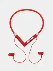 Красный беспроводные магнитные наушники с микрофоном Music 12D / G08 bluetooth для занятий спортом