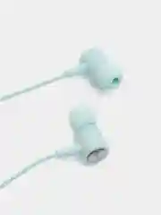 Голубой беспроводные магнитные наушники с микрофоном Music 12D / G08 Bluetooth
