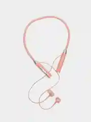 Розовый беспроводные магнитные наушники с микрофоном Music 12D / G08 Bluetooth