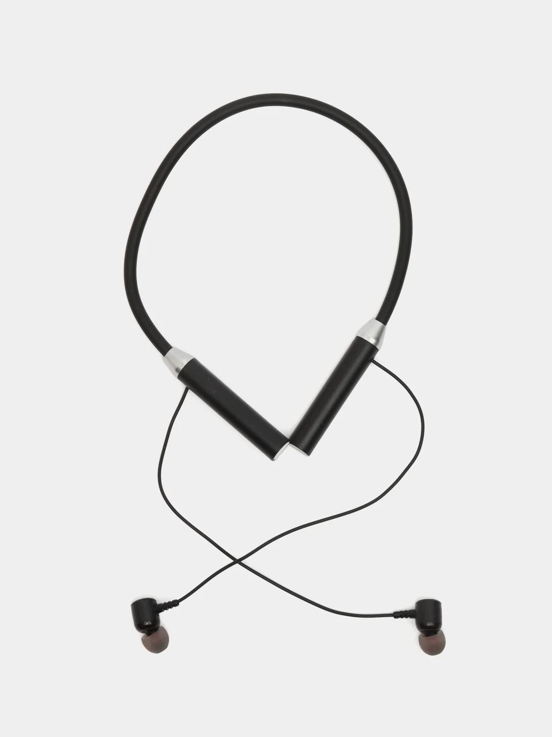 Черный беспроводные магнитные наушники с микрофоном Music 12D / G08 Bluetooth