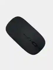 Черный мышь беспроводная бесшумная с USB приемником. Мышка компьютерная, оптическая. Bluetooth