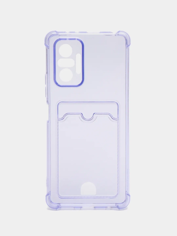 Чехол для Xiaomi Redmi 10C, C40, 11S, 10, 9, 9A, 9C, 10A, 9T, 10S, X3, с карманом для карт