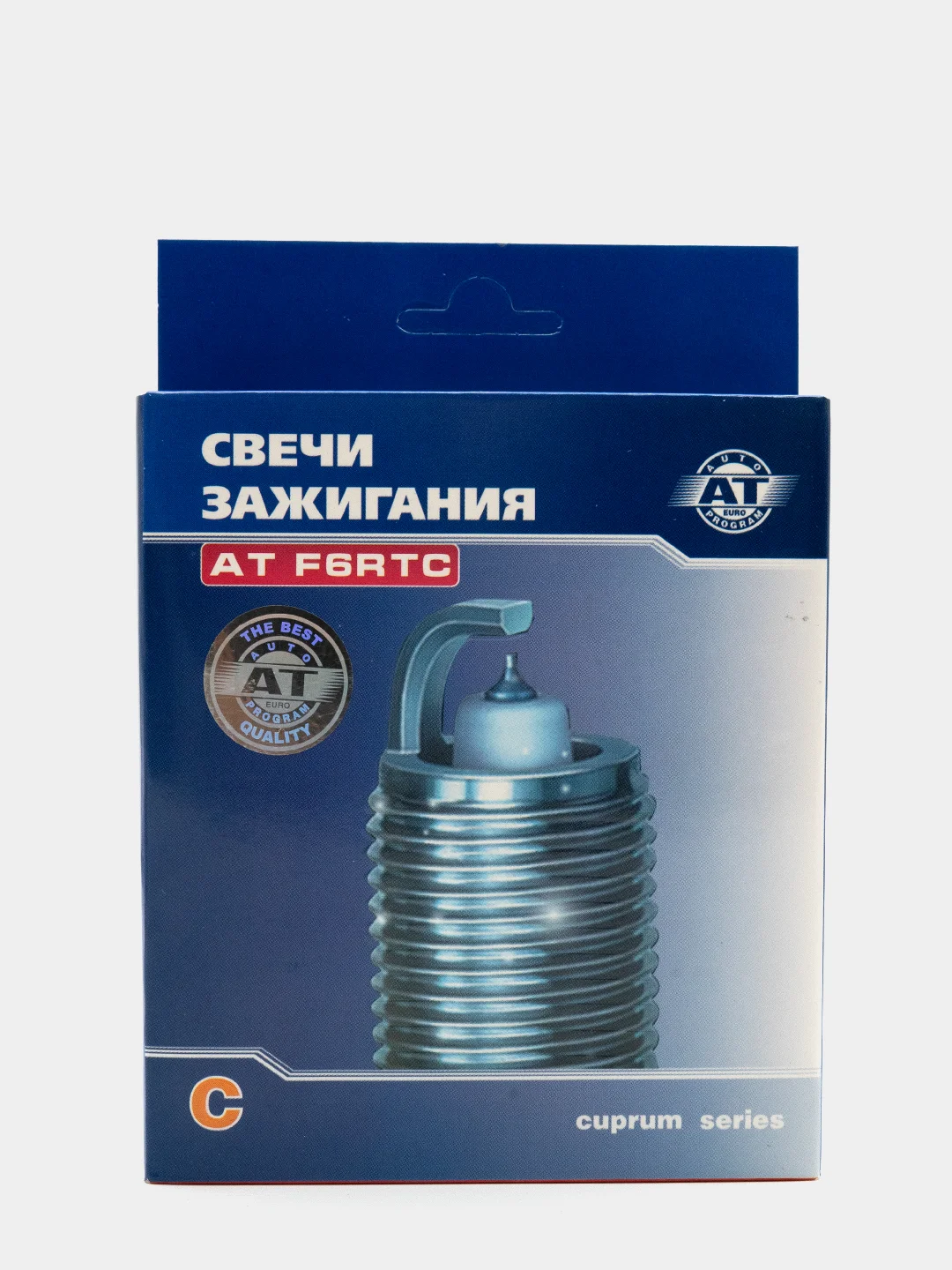 Свеча зажигания AT F6RTC (0,8), комплект из 4-х штук ВАЗ 2108-21099 ЗАЗ 1102 LANOS/NEXIA