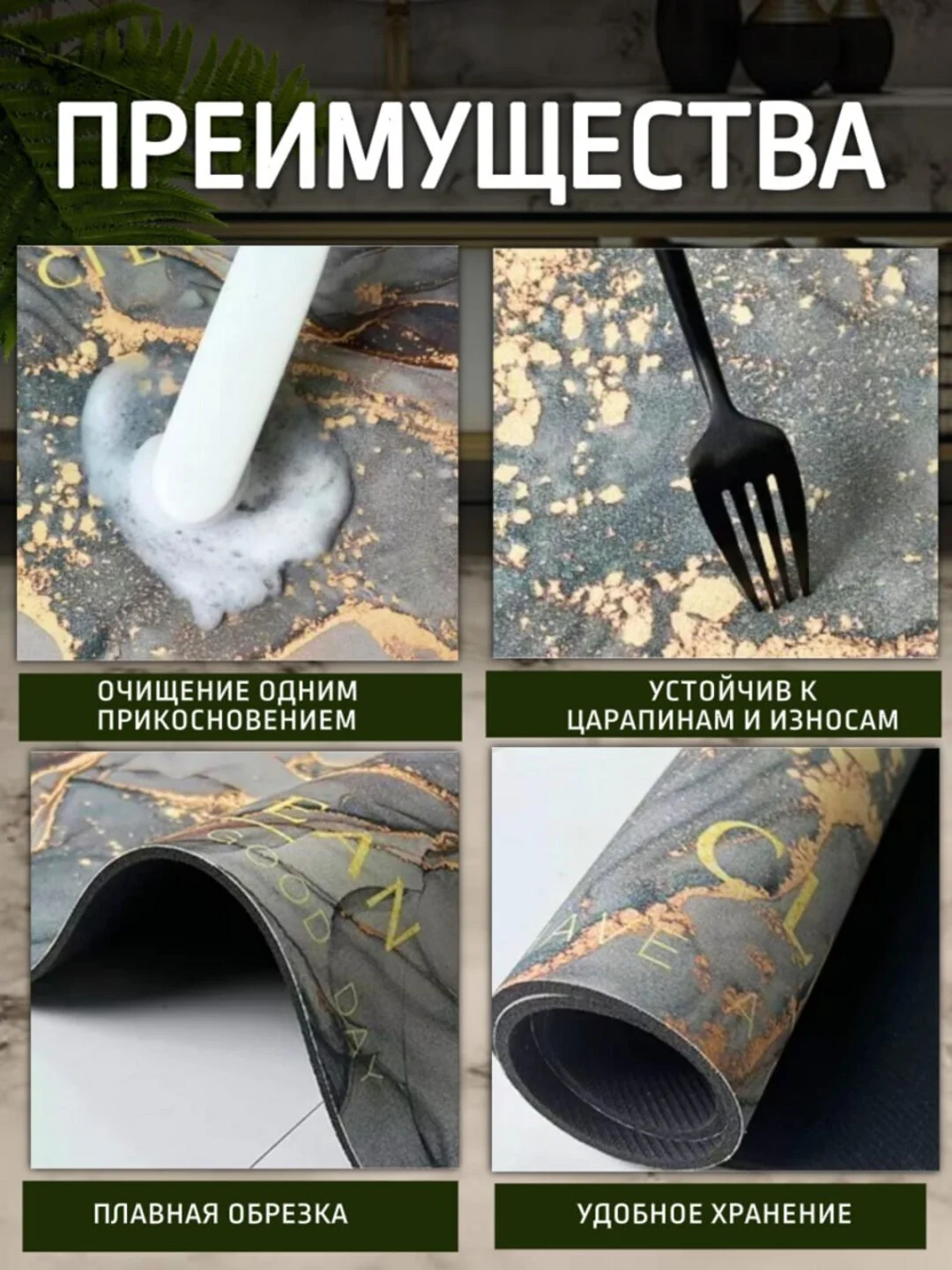 Серый коврик для ванной и туалета противоскользящий, быстросохнущий, диатомитовый 50*80 см