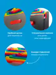 Черный папка для документов на резинке Parchment, органайзер для бумаг