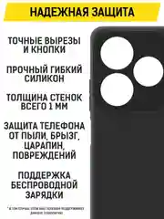 Чехол-накладка Krutoff Soft Case для ITEL P55 черный