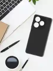 Чехол-накладка Krutoff Soft Case для ITEL P55 черный
