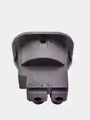 Зеленый выключатель клавишный круглый 250V 6А (2с) под винт ON-OFF  (+провода 15 см с НШВИ)
