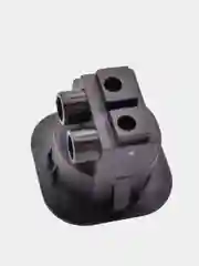 Красный выключатель клавишный круглый 250V 6А (2с) под винт ON-OFF  (+провода 15 см с НШВИ)