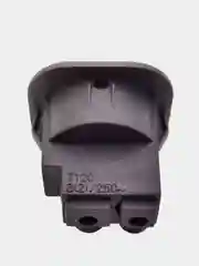 Красный выключатель клавишный круглый 250V 6А (2с) под винт ON-OFF  (+провода 15 см с НШВИ)