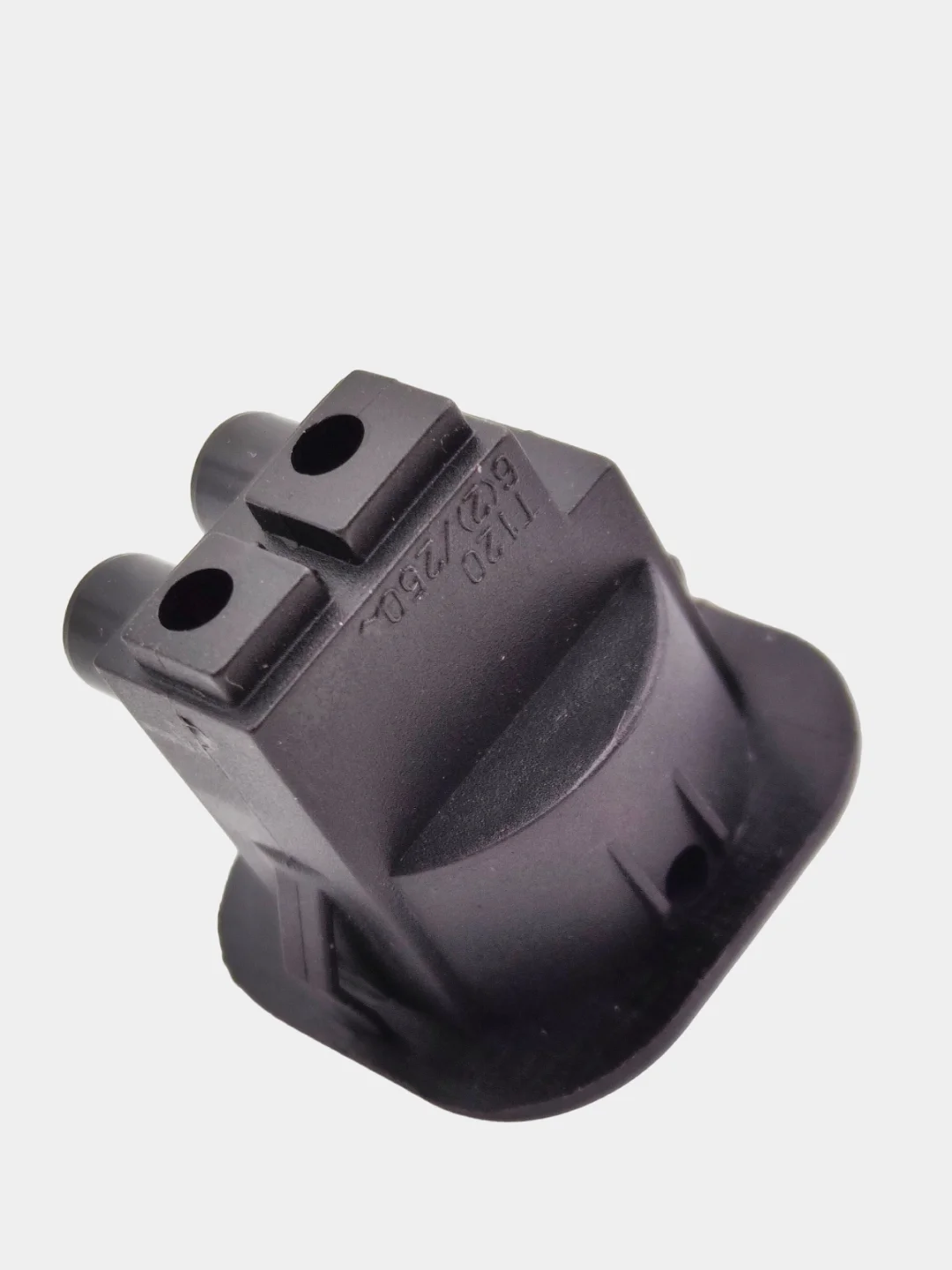 Красный выключатель клавишный круглый 250V 6А (2с) под винт ON-OFF  (+провода 15 см с НШВИ)