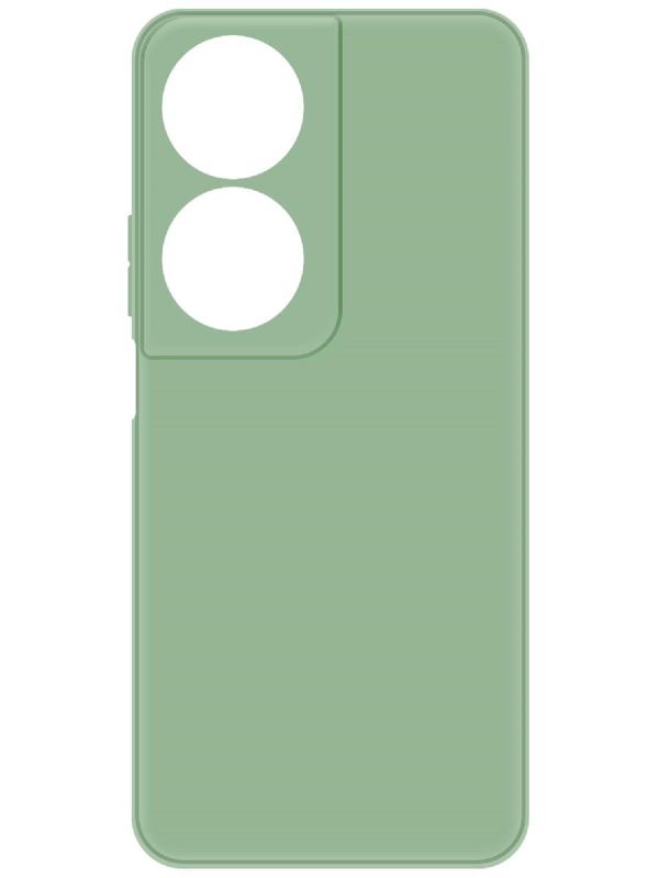 Чехол-накладка Krutoff Silicone Case для Honor X7b зелёный