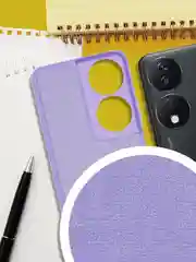 Чехол-накладка Krutoff Silicone Case для Honor X7b лаванда