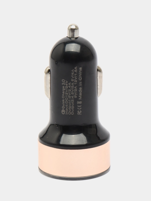 Автомобильная зарядка в прикуриватель 6А QC 3.0, 2USB х 3.1 А