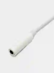 Переходник кабель Type-C на 3.5mm jack Белый (Цифровой чип)