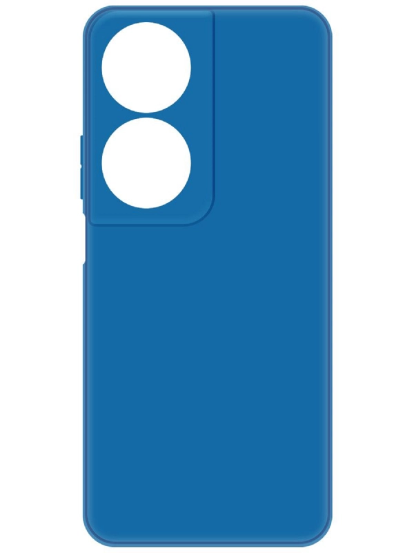 Чехол-накладка Krutoff Silicone Case для Honor X7b синий