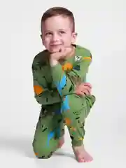 Зеленый пижама детская для девочки и для мальчика