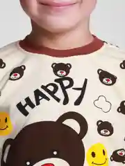 Коричневый пижама детская для девочки и для мальчика
