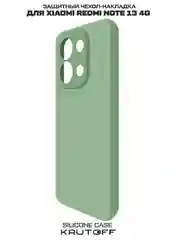 Чехол-накладка Krutoff Silicone Case для Xiaomi Redmi Note 13 4G зелёный