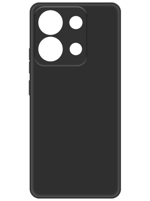 Чехол-накладка Krutoff Silicone Case для Xiaomi Redmi Note 13 4G черный