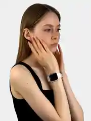 Белый часы электронные наручные женские мужские на Новый год