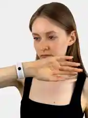 Белый часы электронные наручные женские мужские на Новый год