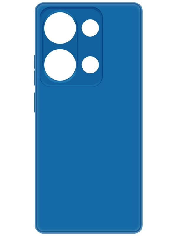 Чехол-накладка Krutoff Silicone Case для Xiaomi Redmi Note 13 Pro 4G/Poco M6 Pro синий