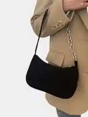 Черный сумка на Новый год женская через плечо