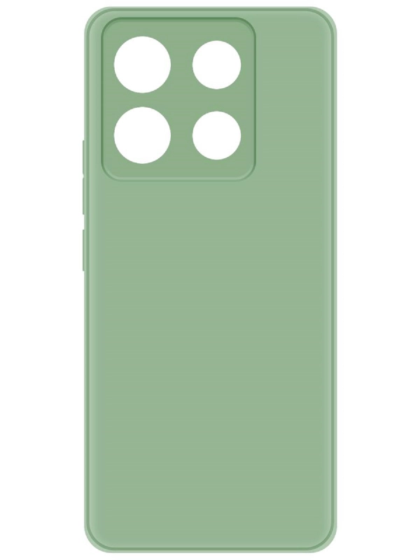 Чехол-накладка Krutoff Silicone Case для Xiaomi Redmi Note 13 Pro 5G/Poco X6 зелёный